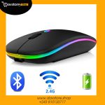Souris Sans Fil Pour PC Portable Bluetooth RGB Souris Rechargeables 