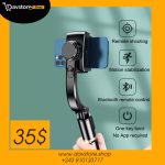 Stabilisateur portatif pour smartphone Bluetooth avec trépied 